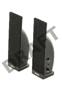 Колонки Sven 230 2.0 черный 4Вт