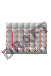 Греющий саморегулирующийся кабель на трубу  Extra Line 25MSR-PB 15M (15м/375Вт) REXANT