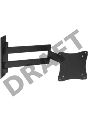 Кронштейн ARM Media LCD-7101 BLACK для LCD/LED ТВ 10