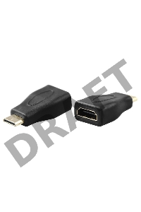 Переходник штекер mini HDMI - гнездо HDMI  REXANT