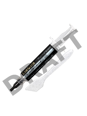Термопаста ExeGate ETD-14WMK Daimond (13,6 Вт/(м•К), 6г, шприц с лопаткой)