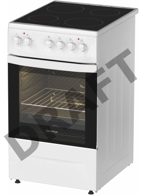 Плита Электрическая Darina 1D EC 241 614 W белый.