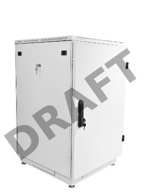 Шкаф коммутационный ЦМО ШТК-М-27.6.6-3ААА 27U 600x620мм пер.дв.металл задн.дв.стал.лист 2 бок.пан. 400кг белый