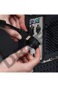 Переходник штекер HDMI - гнездо HDMI, поворотный  REXANT