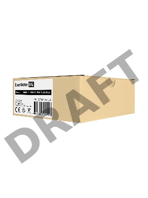 Кулер ExeGate EX293435RUS ESNK-P0062AP4.PWM.1U.SP3.Cu (радиальный (улитка), медный, 1U, LGA SP3, TDP 230W, PWM, 1500-6600RPM, 2 ball bearing, 4pin, 64db, на винтах, с термопастой, Retail box)