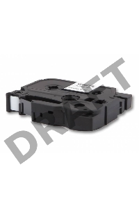 Лента Cactus CS-TZ231 для печати наклеек в устройствах Brother P-touch черный на белом 12мм х 8м