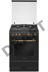 Плита Комбинированная Hansa FCMA68109 черный