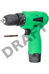 Дрель-шуруповерт Zitrek Green12-Li аккум. патрон:быстрозажимной (кейс в комплекте) (063-4072)
