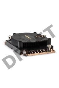 Кулер ExeGate EX293438RUS ESNK-P0067APS4.PWM.1U.3647.Cu (радиальный (улитка), медный, 1U, 3 тепл. трубки, LGA3647, TDP 165W, Fan 80mm, PWM, 1500-6600RPM, 2 ball bearing, 4pin, 64db, на винтах, с термопастой, Retail box)