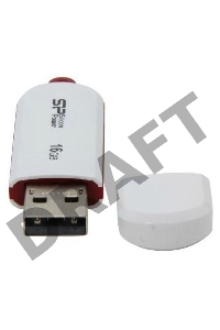 Флеш Диск Silicon Power 16Gb LuxMini 320 SP016GBUF2320V1W USB2.0 белый