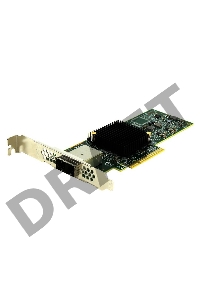 Контроллер LSI SAS9300-8E (PCI-E 3.0 x8, LP, EXTERNAL) SGL SAS12G, 8port (2*extSFF8644), Каб.отдельно