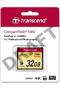 Флеш карта CF 32Gb Transcend TS32GCF1000