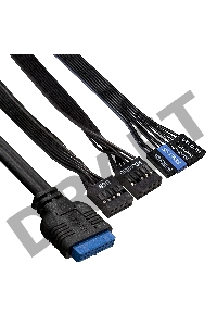 Корпус Miditower ExeGate AA-442U2 (ATX, без БП, 1*USB+2*USB3.0, аудио, черный)