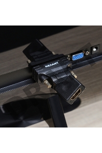 Переходник штекер DVI-D - гнездо HDMI, поворотный  REXANT