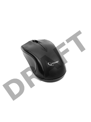 Мышь Gembird MUSW-320 Black USB {Мышь беспроводная, 2кнопоки+колесо-кнопка, 2.4ГГц, 1000 dpi}