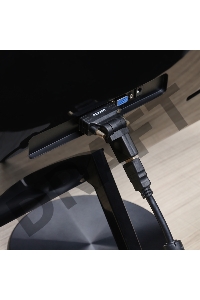 Переходник штекер DVI-D - гнездо HDMI, поворотный  REXANT