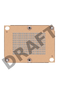 Кулер ExeGate EX293438RUS ESNK-P0067APS4.PWM.1U.3647.Cu (радиальный (улитка), медный, 1U, 3 тепл. трубки, LGA3647, TDP 165W, Fan 80mm, PWM, 1500-6600RPM, 2 ball bearing, 4pin, 64db, на винтах, с термопастой, Retail box)