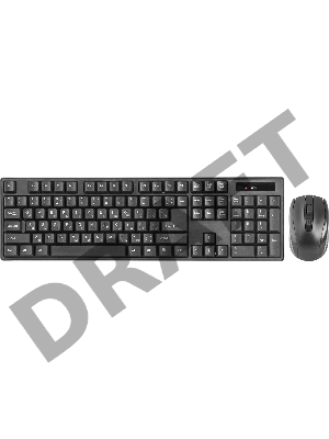 Клавиатура + мышь DEFENDER C-915 RU  Black USB 45915 {Беспроводной набор, полноразмерный}
