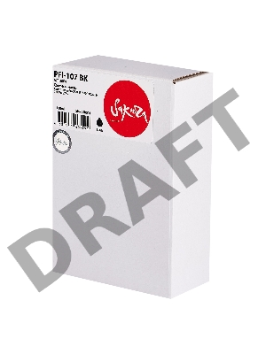 Струйный картридж Sakura 6705B001 ( PFI-107 BK) для Canon, черный, 130 мл.