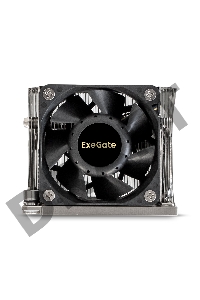 Кулер ExeGate EX293440RUS ESNK-P0068APS4.PWM.2U.3647.Cu (Al+Cu, 2U, 3 тепл. трубки, LGA3647, TDP 205W, Fan 80mm, PWM, 2100-6800RPM, 2 ball bearing, 4pin, 52db, 410г, на винтах, с термопастой, Retail box)