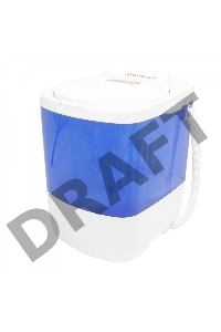 Стиральная машина СМ-1 модель Принцесса (ВОЛТЕРА ВТ-СМ1RU) цвет бака синий