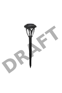 Садовый светильник на солнечной батарее (SLR-PRS-40)  LAMPER