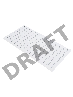 Полка ЦМО перфорированная, глубина 750 мм (СВ-75)