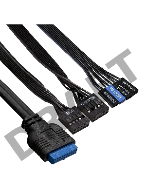 Корпус Miditower Exegate EX290190RUS AA-442U2-AA500 (ATX, AA500 8 см, 1*USB+2*USB3.0, аудио, черный)