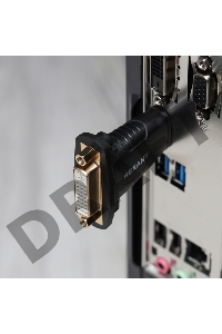 Переходник штекер HDMI - гнездо DVI-I   REXANT