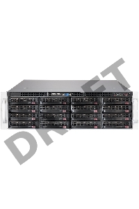 Корпус SuperMicro CSE-836BE1C-R1K03JBOD 2x1000W черный