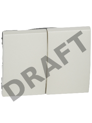 Лиц. панель для двойного выкл., Pearl Лиц. панель для двойного выкл., Pearl