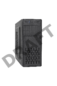 Корпус Miditower ExeGate CP-606U-AB600 (ATX, AB600 с вент. 8см, 1*USB+1*USB3.0, аудио)
