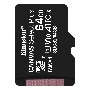 Флеш карта microSDHC 64GB microSDXC Class10 Kingston <SDCS2/64GBSP> Class10 UHS-I Canvas Select up to 100MB/s
