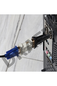 Переходник штекер HDMI - гнездо DVI-I   REXANT