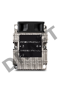Кулер ExeGate EX293440RUS ESNK-P0068APS4.PWM.2U.3647.Cu (Al+Cu, 2U, 3 тепл. трубки, LGA3647, TDP 205W, Fan 80mm, PWM, 2100-6800RPM, 2 ball bearing, 4pin, 52db, 410г, на винтах, с термопастой, Retail box)
