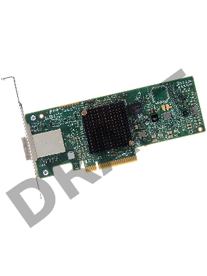 Контроллер LSI SAS9300-8E (PCI-E 3.0 x8, LP, EXTERNAL) SGL SAS12G, 8port (2*extSFF8644), Каб.отдельно