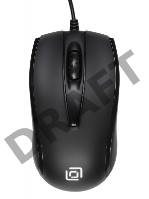 Мышь Oklick 325M черный оптическая (1000dpi) USB (2but)
