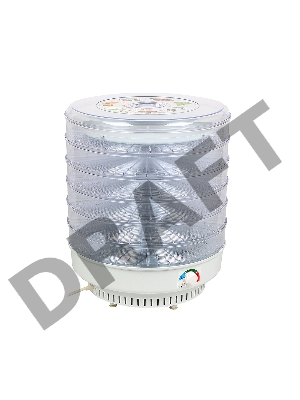 Сушилка для овощей Великие реки Ветерок-2 У, 6 поддонов, в гофротаре, прозрачный