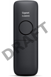 Трубка доп. Dect Gigaset CL660HX черный для CL660HX