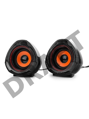 Колонки Акустич. система 2.0 Gembird SPK-105, черный, 5 Вт, регулятор громкости, USB-питание