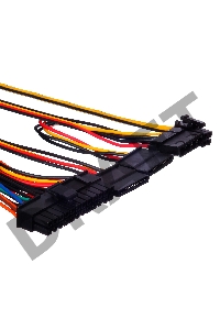 Блок питания Exegate EX253681RUS-S AA350, ATX, SC, 8cm fan, 24p+4p, 2*SATA, 1*IDE + кабель 220V с защитой от выдергивания