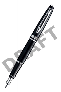 Ручка перьевая Waterman Expert 3 (S0951740) Black CT перо сталь F подар.кор.