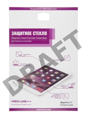 Защитное стекло для экрана прозрачная Redline для Apple iPad Pro 11