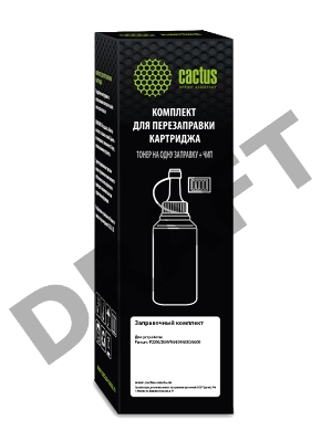 Тонер Cactus CS-RK-PC-211EV черный туба 65гр. с чипом для принтера Pantum P2200/2500/M6500/6550/6600
