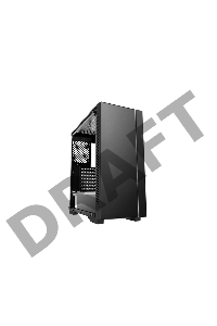 Корпус Deepcool MATREXX 55 V3 ADD-RGB 3F без БП, большое боковое окно, 3xRGB LED 120мм ветилятора спереди, RGB LED спереди, черный, ATX