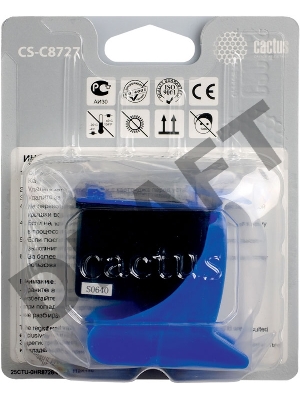 Картридж струйный Cactus CS-C8727 черный для №27 HP DeskJet 3320/3325/3420/3425/3520 (20ml)