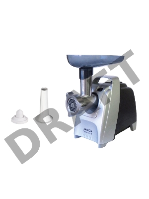 Мясорубка Аксион М 61.01 черно-серебристая