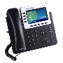 Телефон Grandstream GXP-2140, VoIP 2 Порта Ethernet 10/100/1000, 4 SIP линий, цветной TFT дисплей 480x272, HD Audio