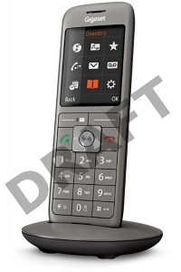 Трубка доп. Dect Gigaset CL660HX черный для CL660HX