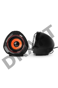 Колонки Акустич. система 2.0 Gembird SPK-105, черный, 5 Вт, регулятор громкости, USB-питание